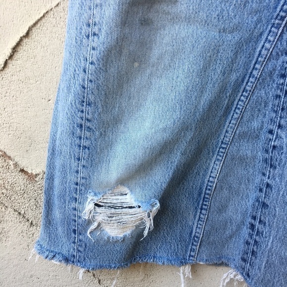 Levi’s Vintage Midi Length Skirt in blue size 28 - Picture 3 of 12